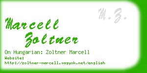 marcell zoltner business card